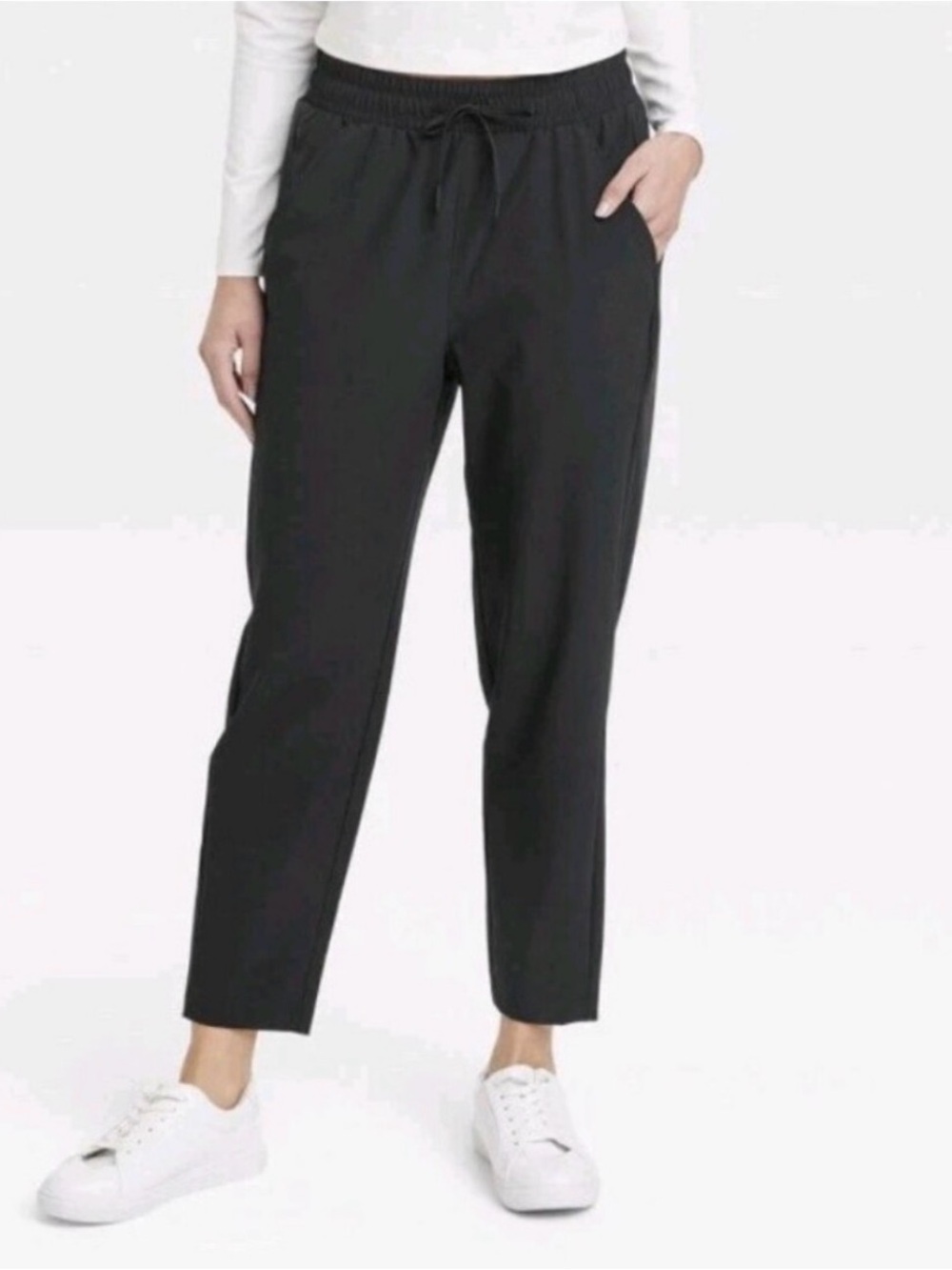 All In Motion - Active Light High-Rise Taper Pants - All In Motion Navy Blue S
